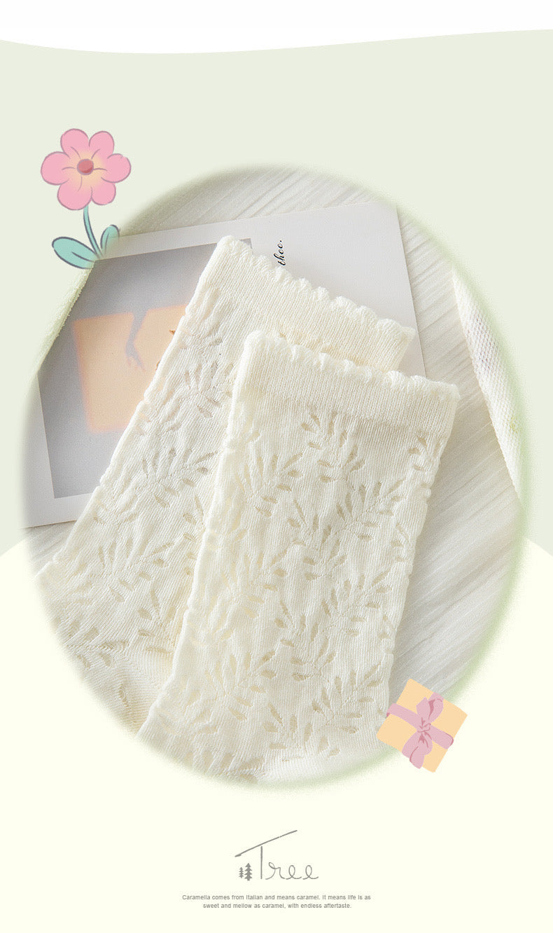 Miss June’s | Set of 3 pairs summer cotton socks| Cute | Patterned | Designed | Women | Gift Idea | Casual | Comfortable