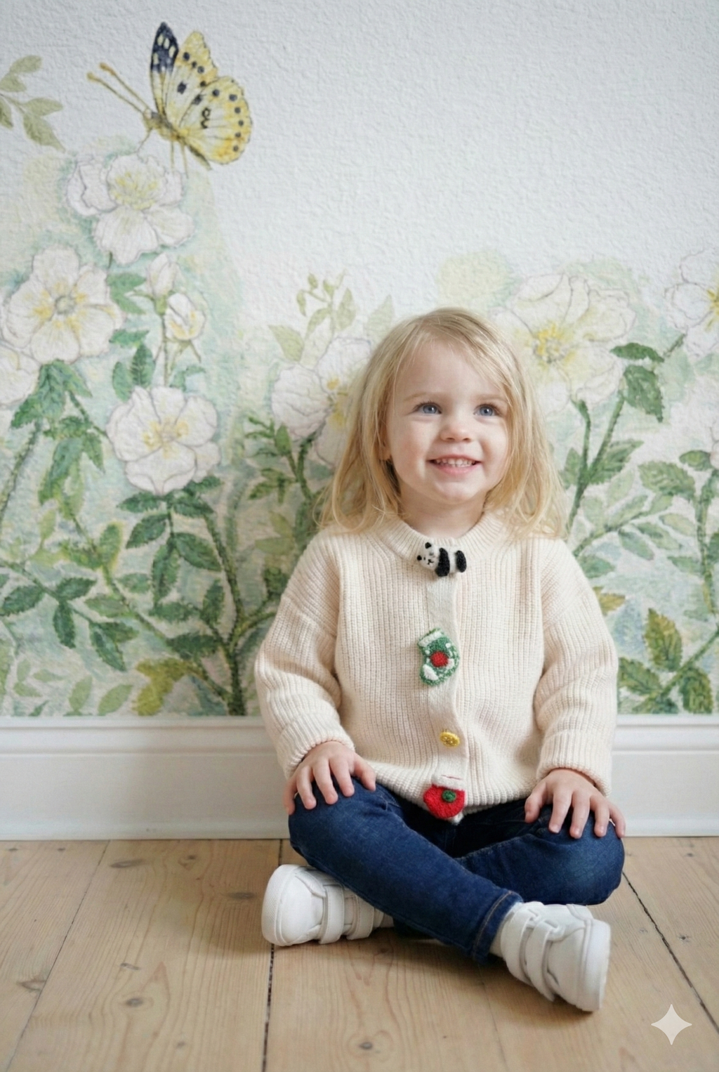Whimsical Luxury: The 100% Premium Cashmere "Storybook" Cardigan