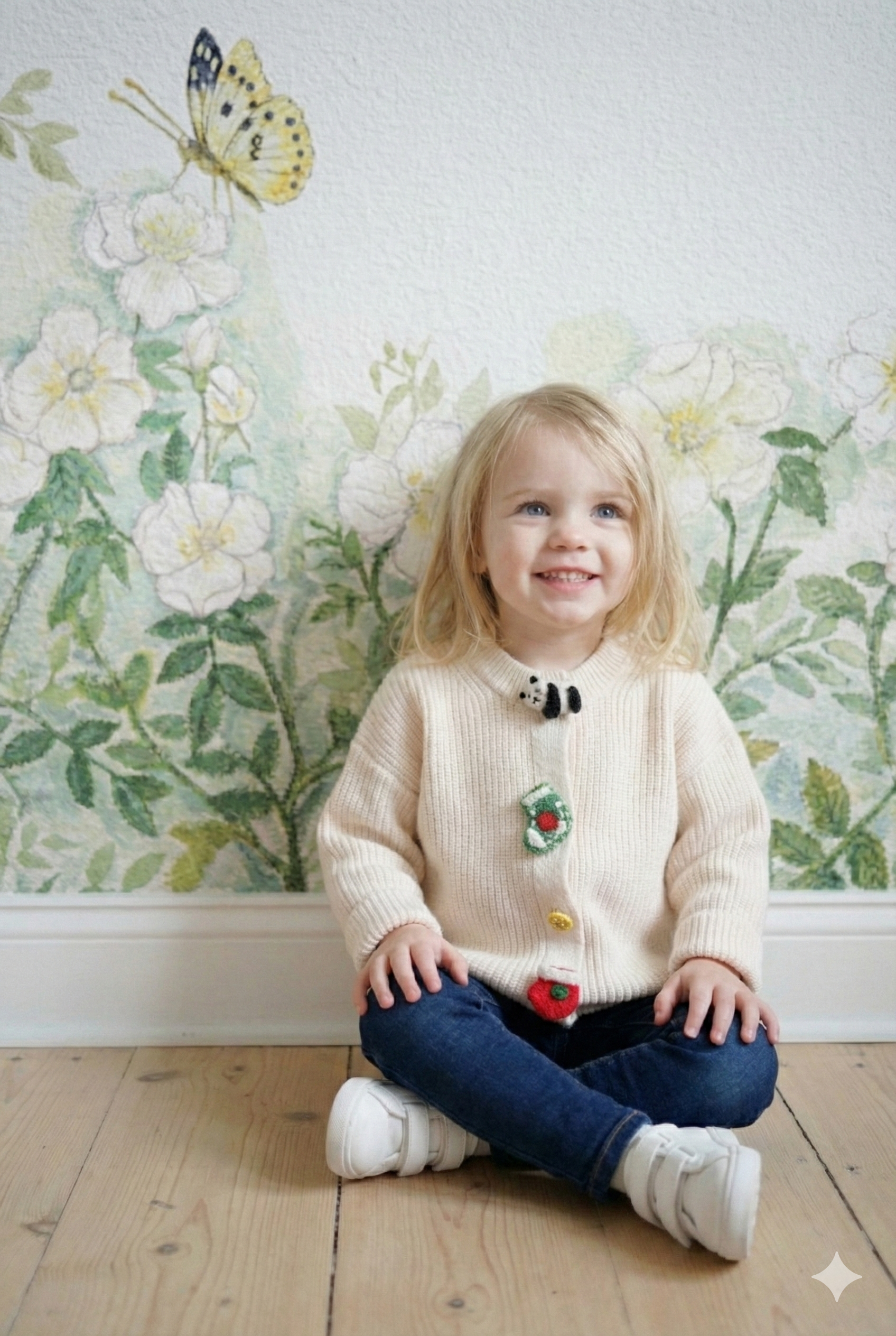Whimsical Luxury: The 100% Premium Cashmere "Storybook" Cardigan