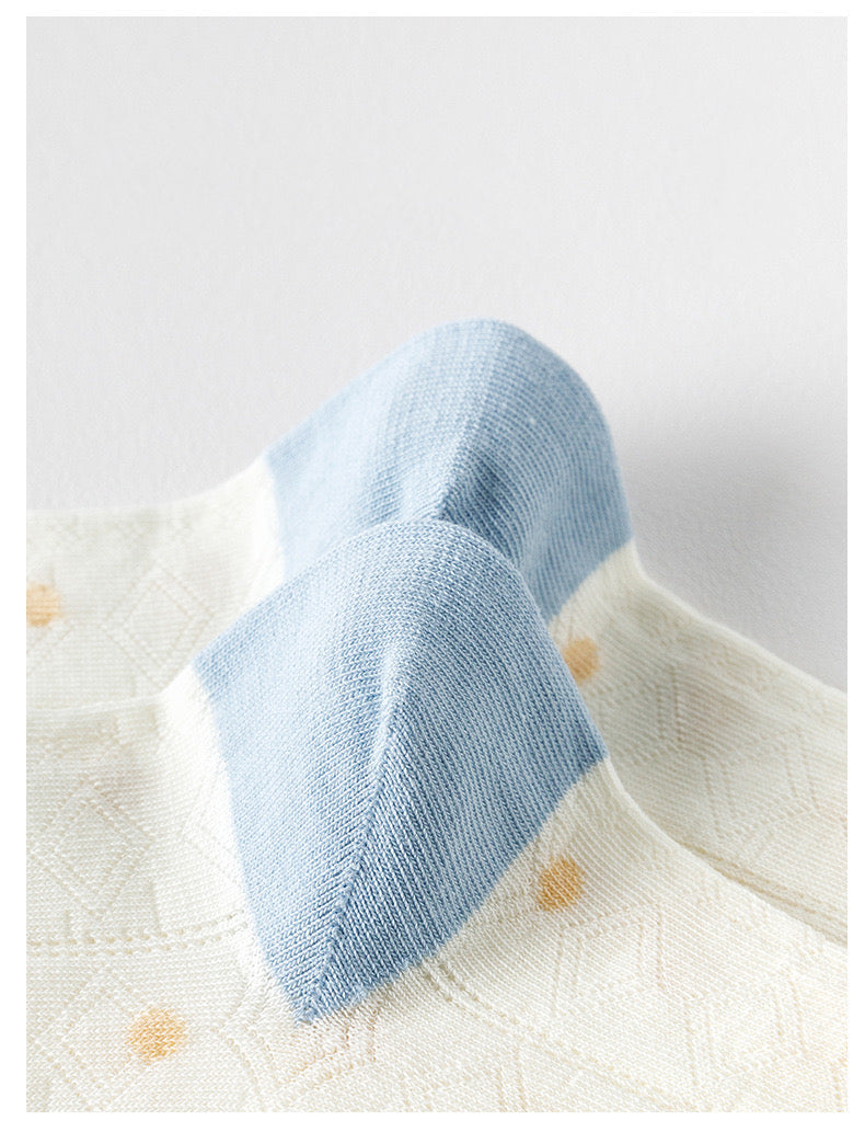 Miss June’s | Set of 3 pairs summer cotton socks| Cute | Patterned | Designed | Women | Gift Idea | Casual | Comfortable