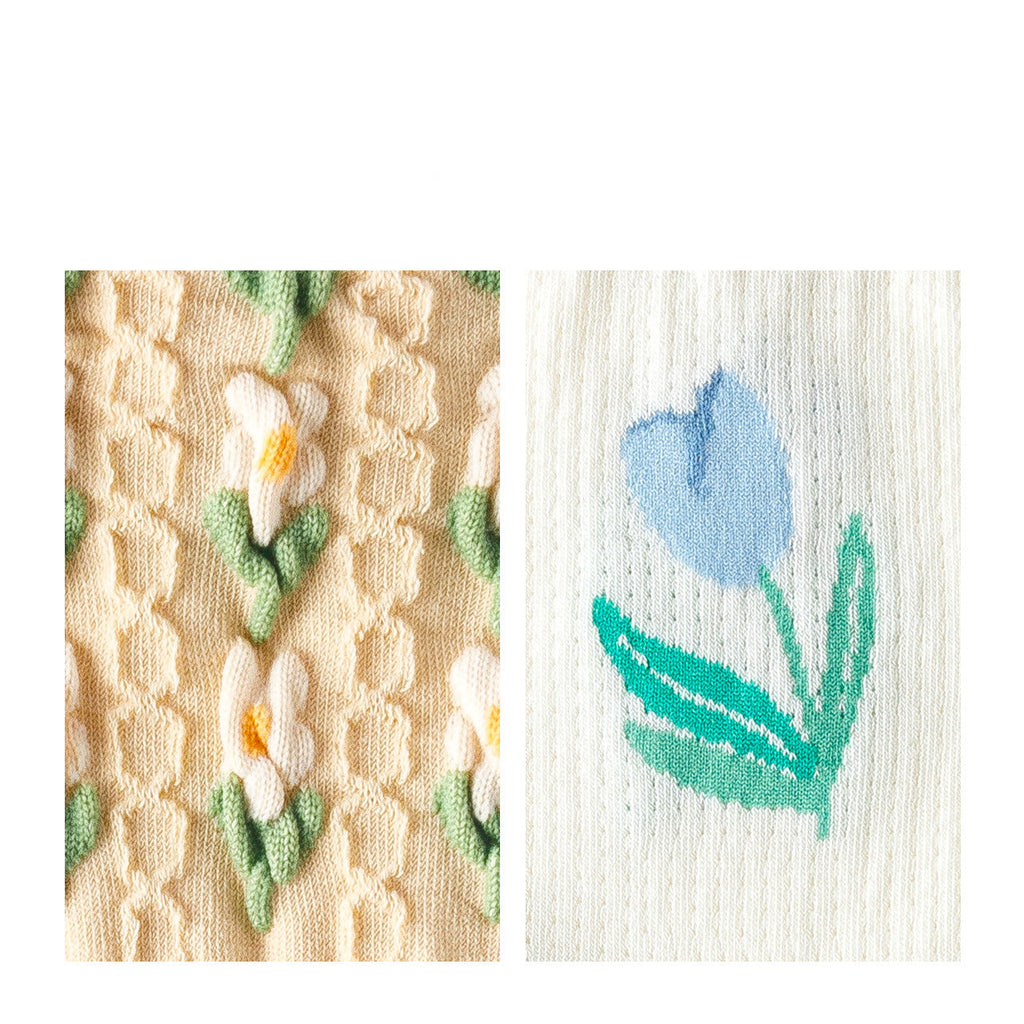 Miss June’s | Set of 3 pairs summer cotton socks| Cute | Patterned | Designed | Women | Gift Idea | Casual | Comfortable