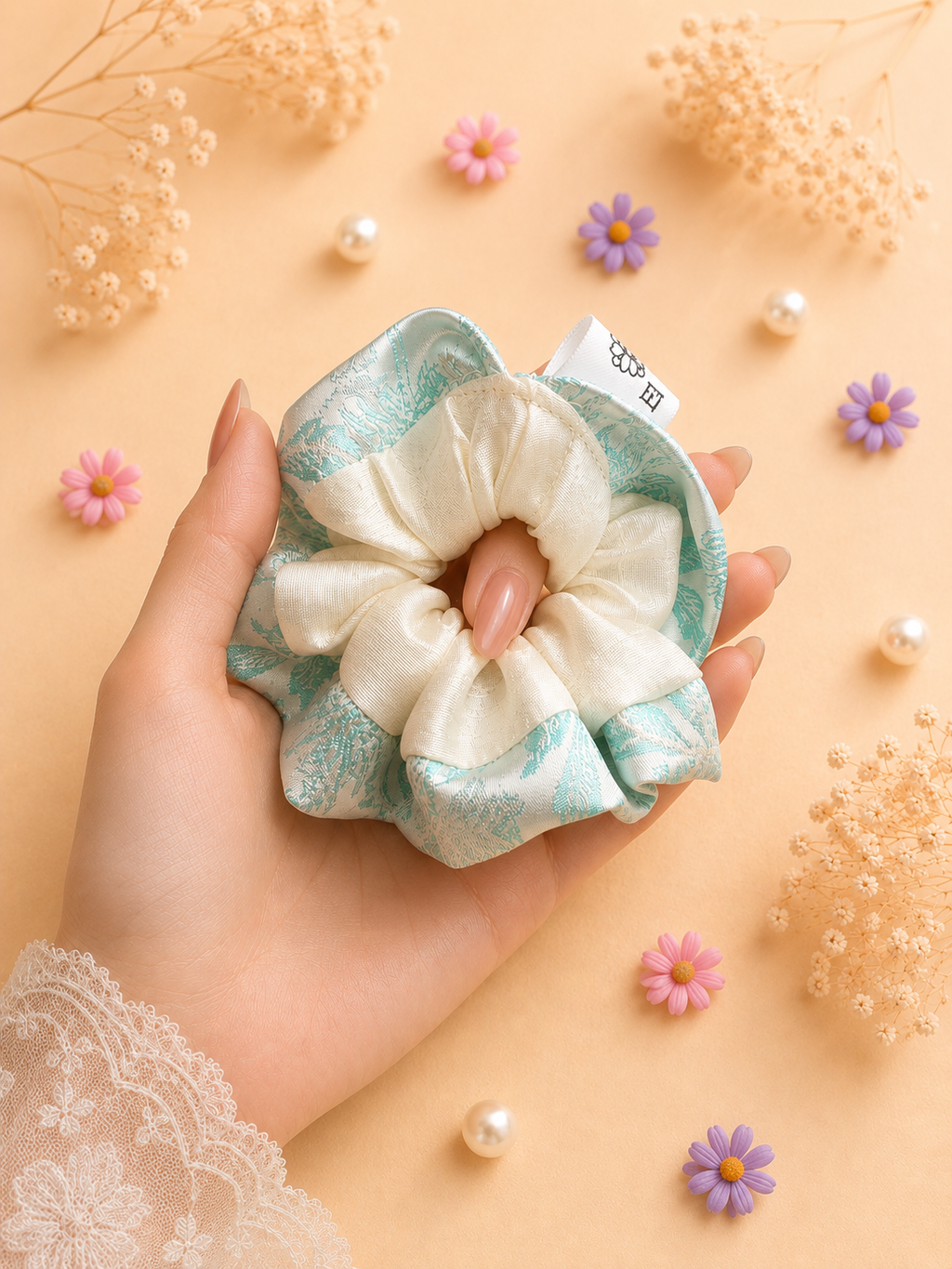 Mint Green Scrunchie