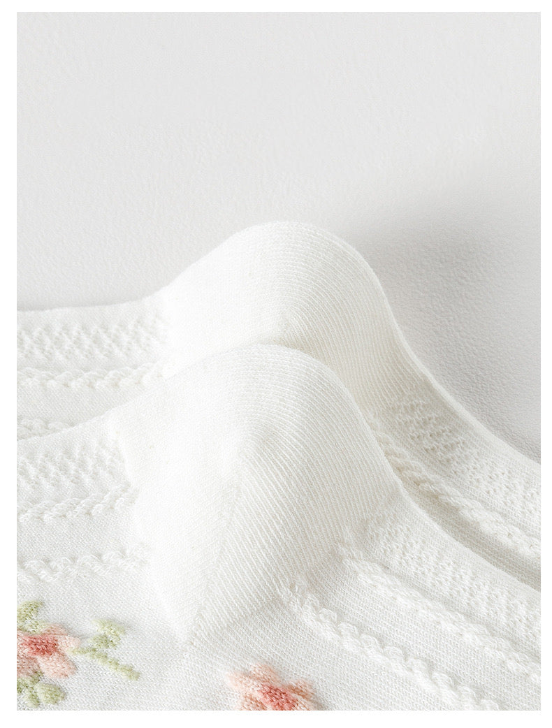 Miss June’s | Set of 3 pairs summer cotton socks| Cute | Patterned | Designed | Women | Gift Idea | Casual | Comfortable