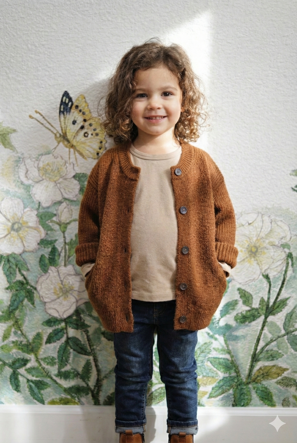 Whimsical Luxury: The 100% Premium Cashmere "Storybook" Cardigan
