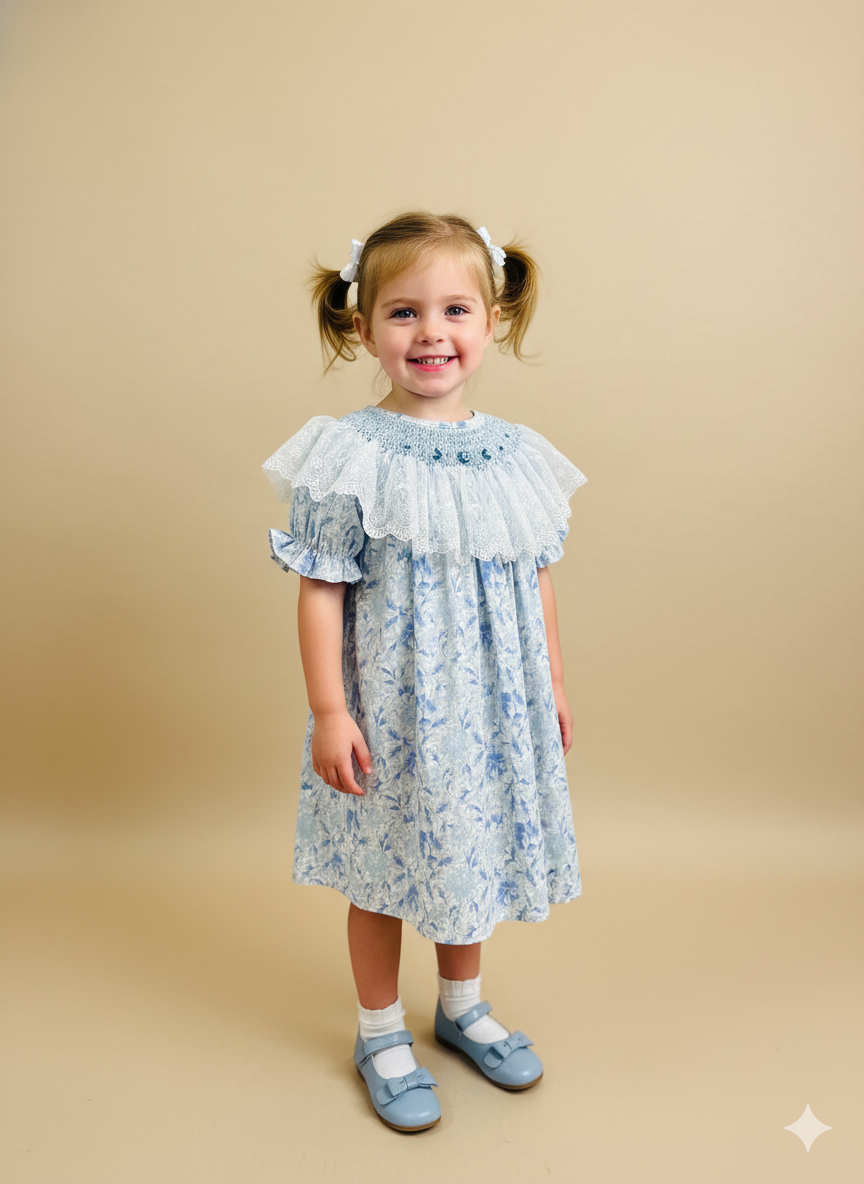 Smocked Dress – Hand Embroidered