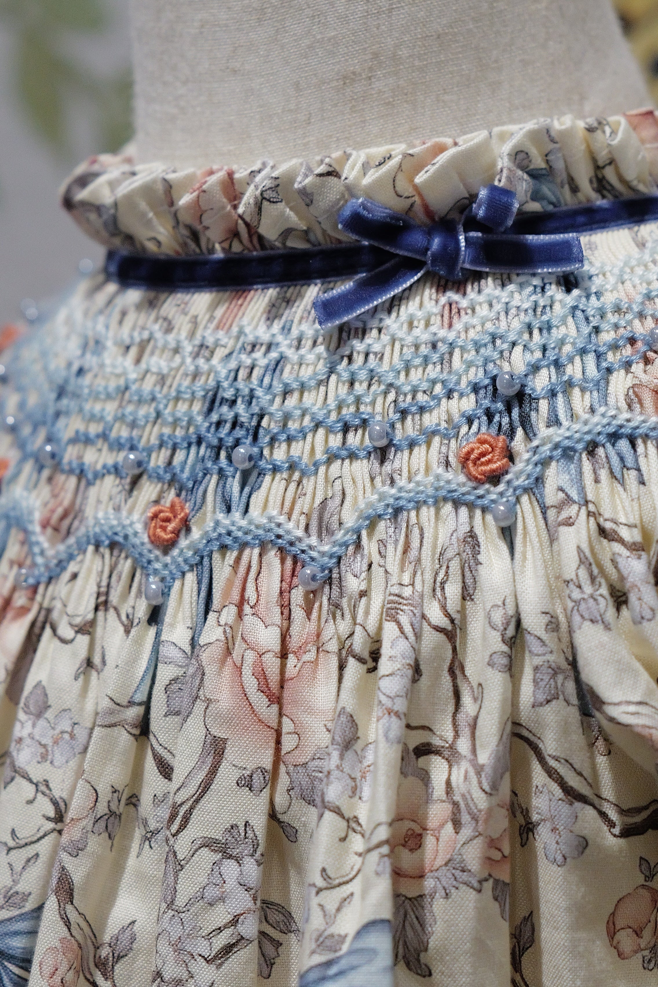 Smocked Dress – Hand Embroidered