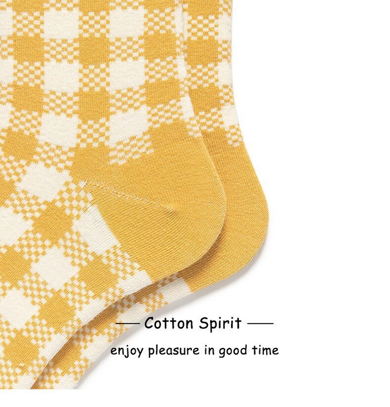 Miss June’s, Cute socks,colorful socks,cool socks,patterned socks,check patterned socks, women’s cotton socks,Casual socks