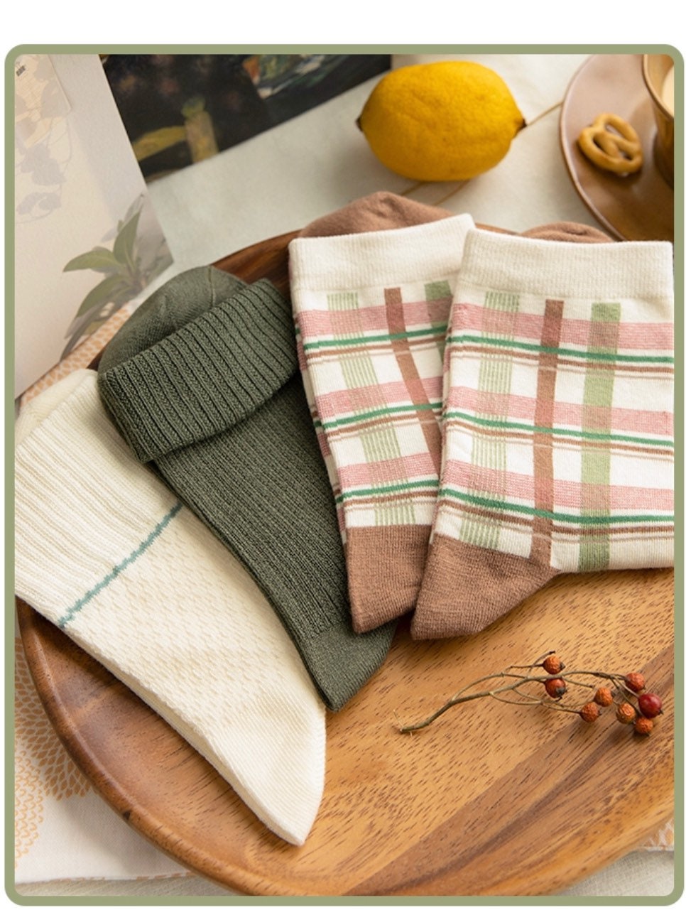 Miss June’s | Set of 3 pair of cotton socks; Cute | Colorful | Cool | Patterned | Designed | Women | Gift Idea | Casual | Comfortable