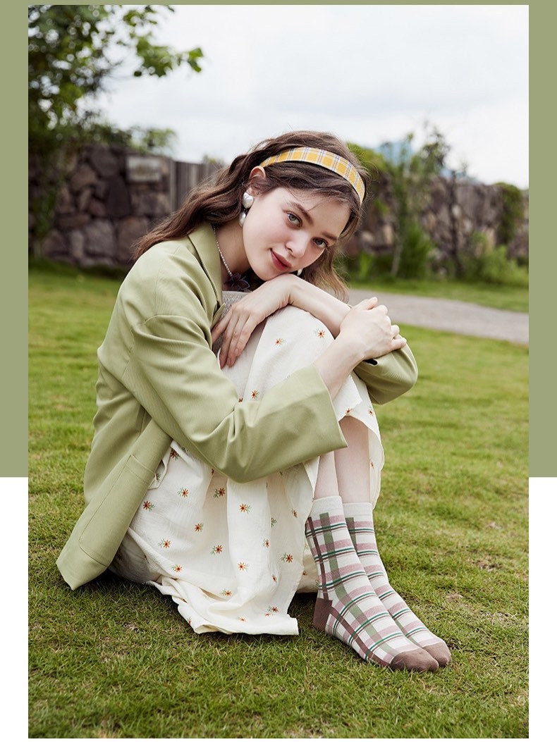 Miss June’s | Set of 3 pair of cotton socks; Cute | Colorful | Cool | Patterned | Designed | Women | Gift Idea | Casual | Comfortable