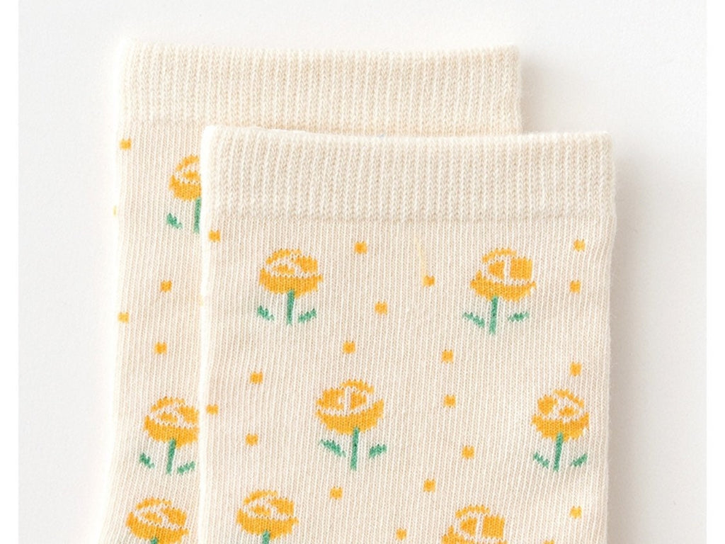 Miss June’s | Set of 3 pair of cotton socks | Cute | Colorful | Cool | Patterned | Designed | Women | Gift Idea | Casual | Comfortable