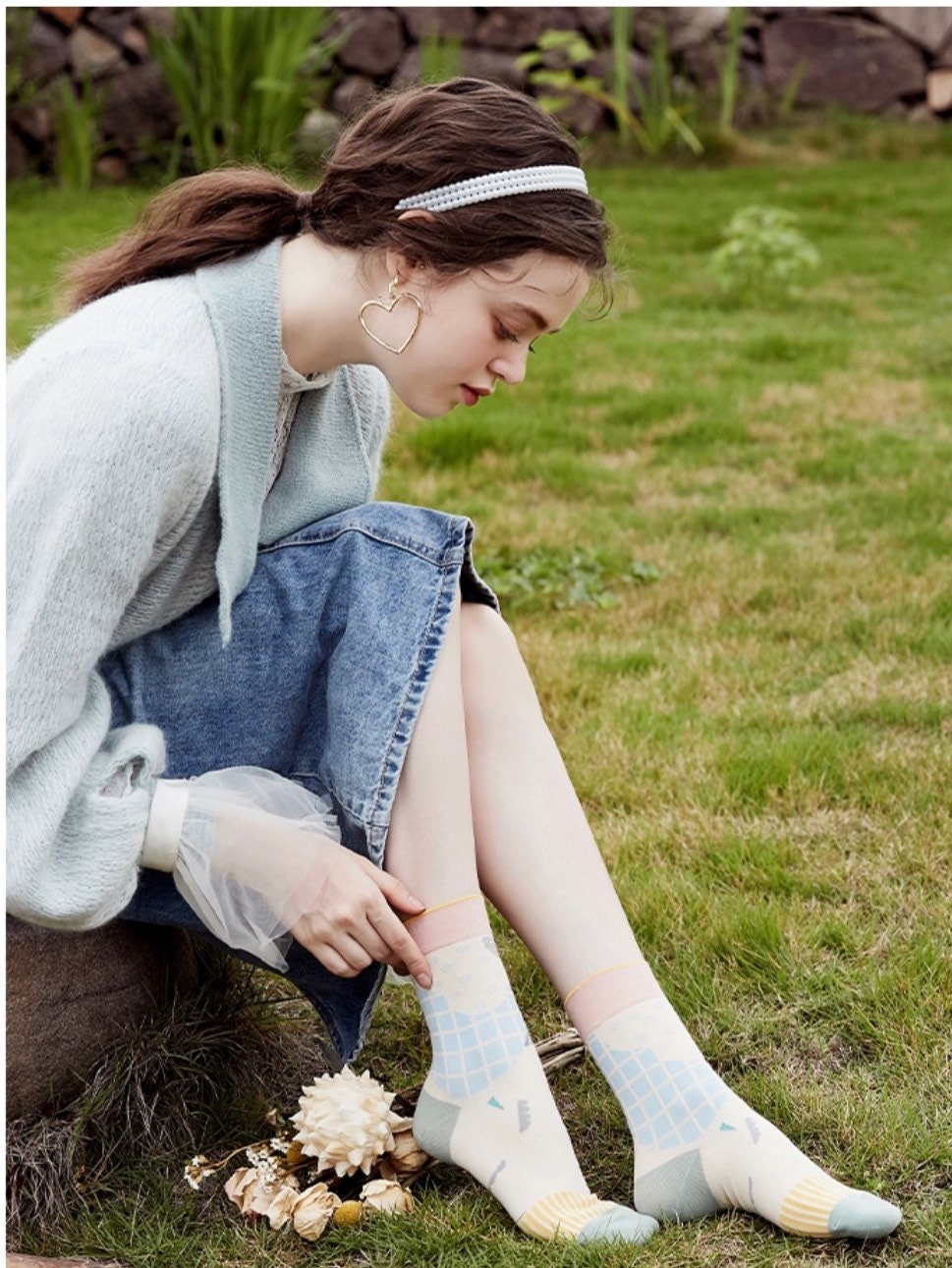 Miss June’s | Set of 3 pair of cotton socks | Cute | Colorful | Cool | Patterned | Designed | Women | Gift Idea | Casual | Comfortable