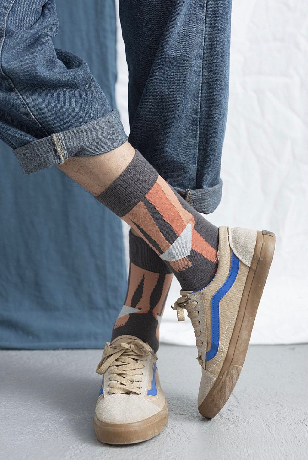 Miss June’s | Set 3 pairs cotton socks｜Creative | Colorful | Cool | Patterned | Designed | Unisex | Gift Idea | Art | Comfortable | Men