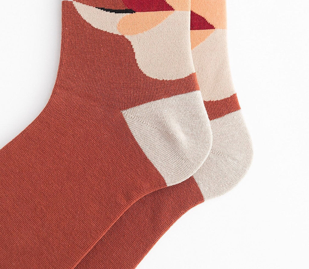 Miss June’s | Set 3 pairs cotton socks｜Creative | Colorful | Cool | Patterned | Designed | Unisex | Gift Idea | Casual | Comfort | Women