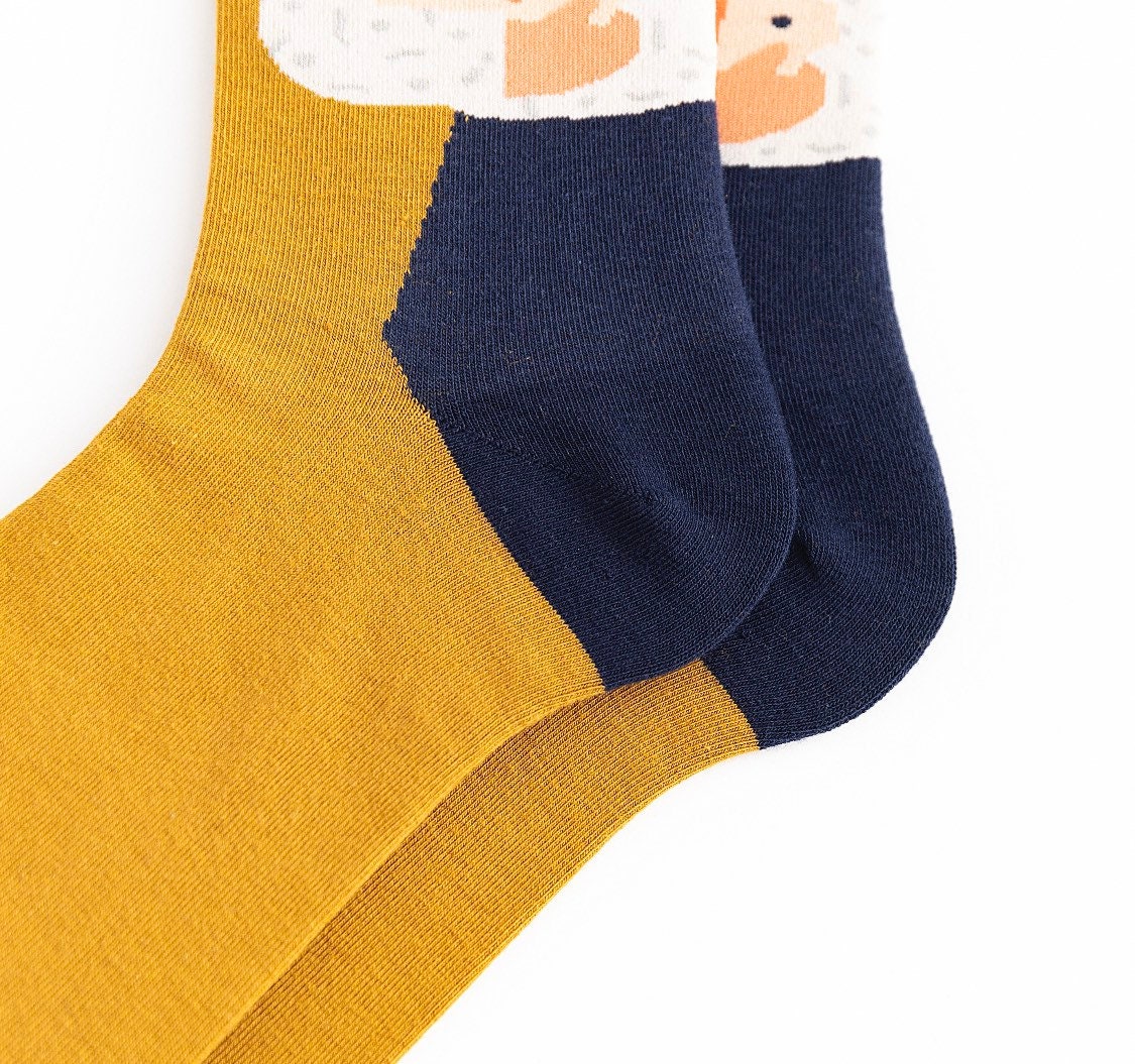 Miss June’s | Set 3 pairs cotton socks｜Creative | Colorful | Cool | Patterned | Designed | Unisex | Gift Idea | Art | Comfort | Women