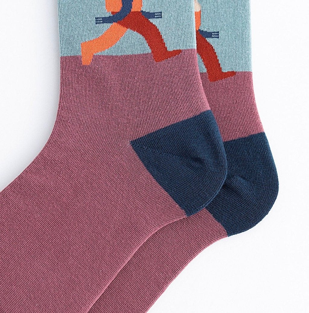 Miss June’s | Set 3 pairs cotton socks｜Creative | Colorful | Cool | Patterned | Designed | Unisex | Gift Idea | Art | Comfortable | Men
