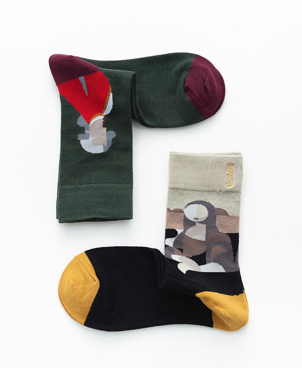 Miss June’s | Set 3 pair cotton socks｜Creative | Colorful | Cool | Patterned | Designed | Unisex | Gift Idea | Art | Comforta |women