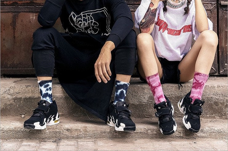 Miss June’s | Dye socks｜Creative | Colorful | Cool | Patterned | Designed | Unisex | Gift Idea | Casual | Stylish | Comfortable|Women| Men