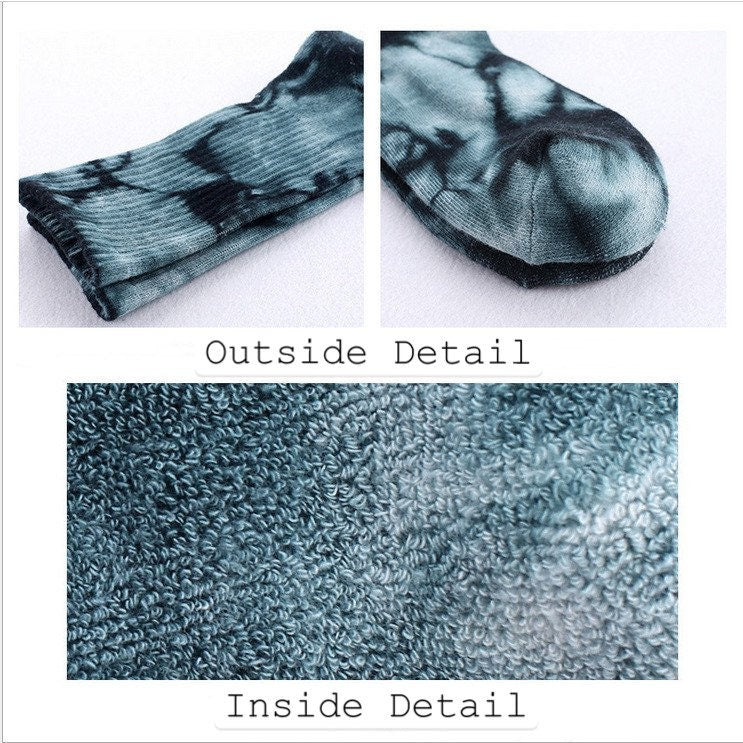 Miss June’s | Dye socks｜Creative | Colorful | Cool | Patterned | Designed | Unisex | Gift Idea | Casual | Stylish | Comfortable|Women| Men