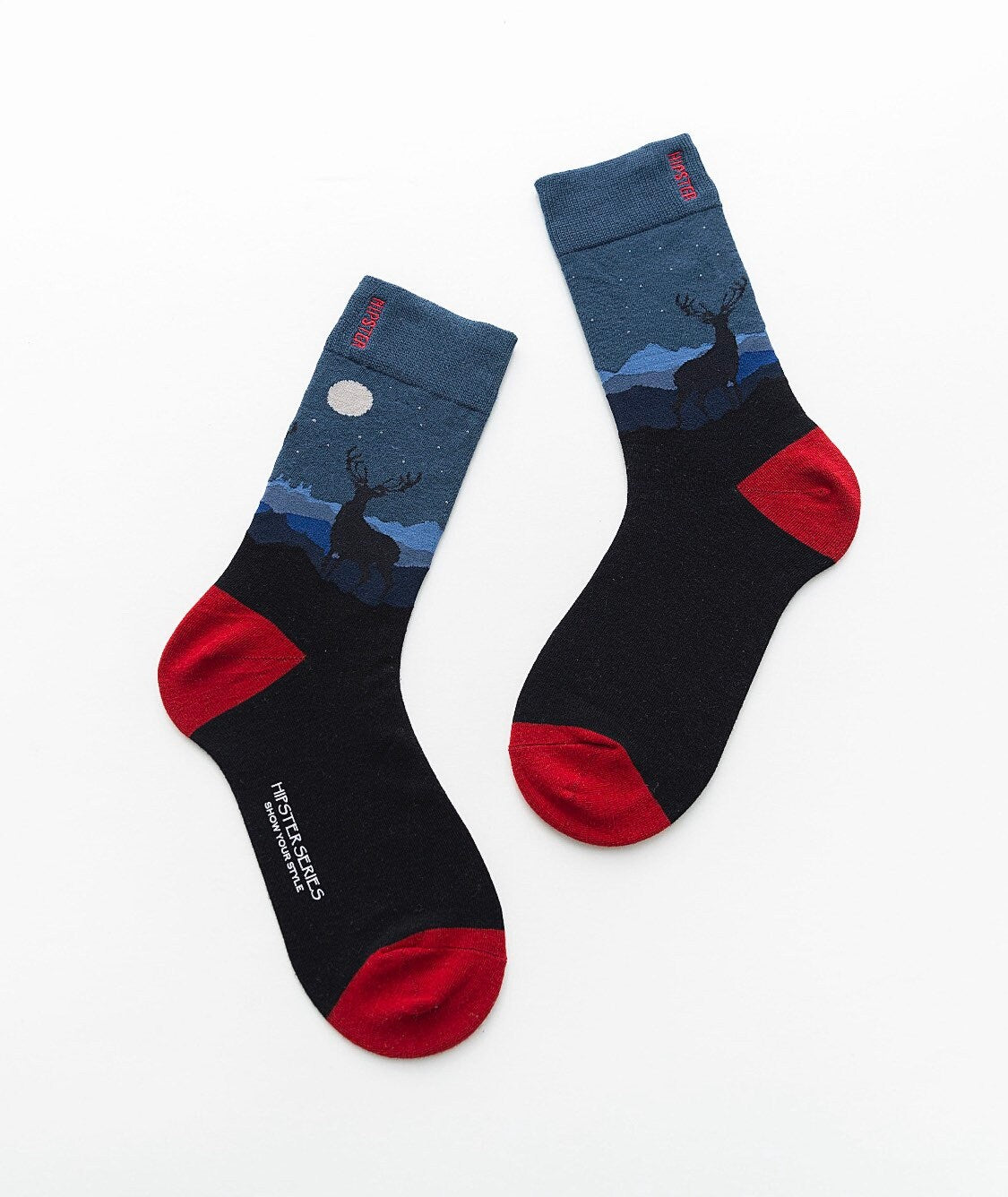 Miss June’s | Set 3 pairs cotton socks｜Creative | Colorful | Cool | Patterned | Designed | Unisex | Gift Idea | Art | Comfortable| Men