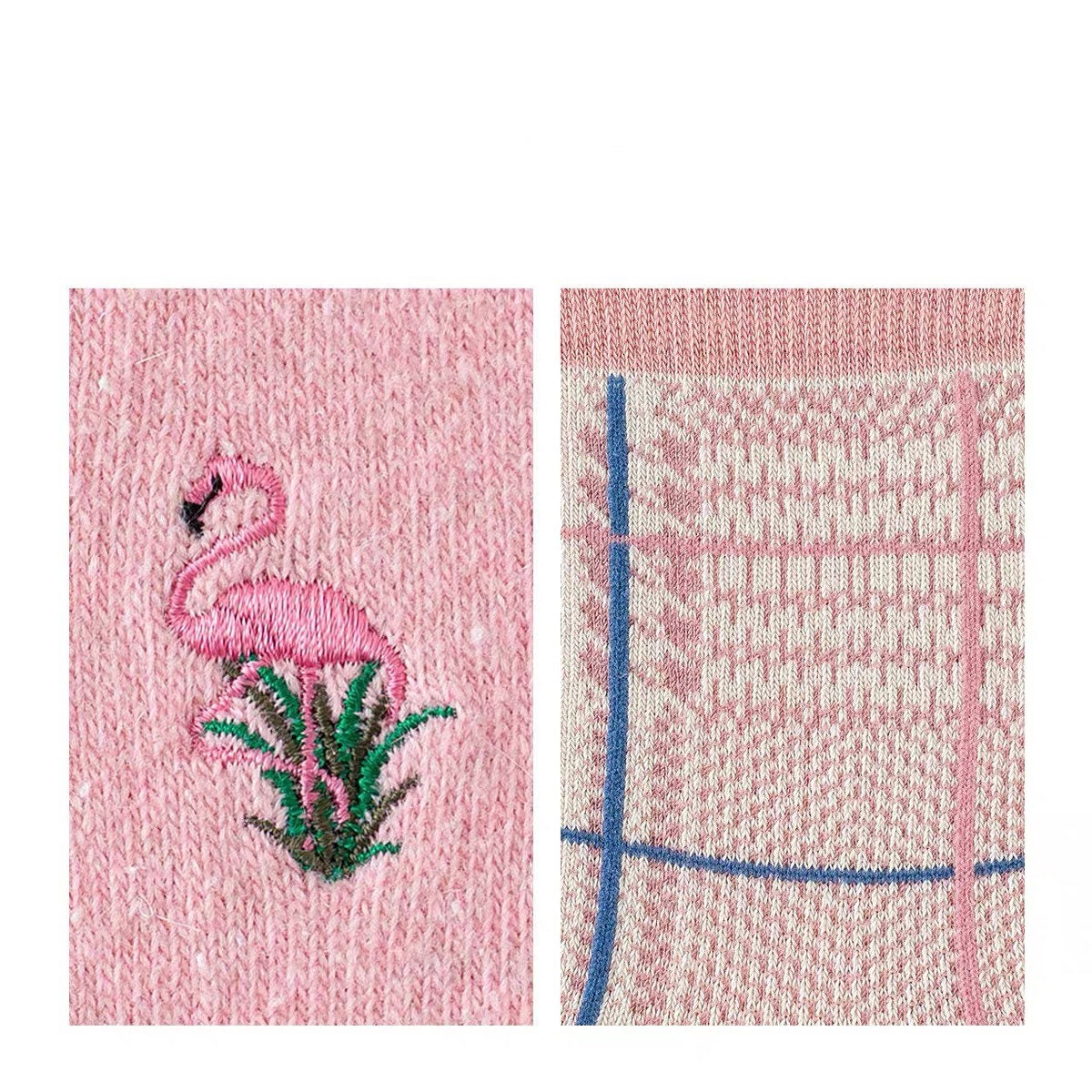 Miss June’s | Set of 3 pairs of cotton socks; Cute | Colorful | Cool | Patterned | Designed | Women | Gift Idea | Casual | Comfortable