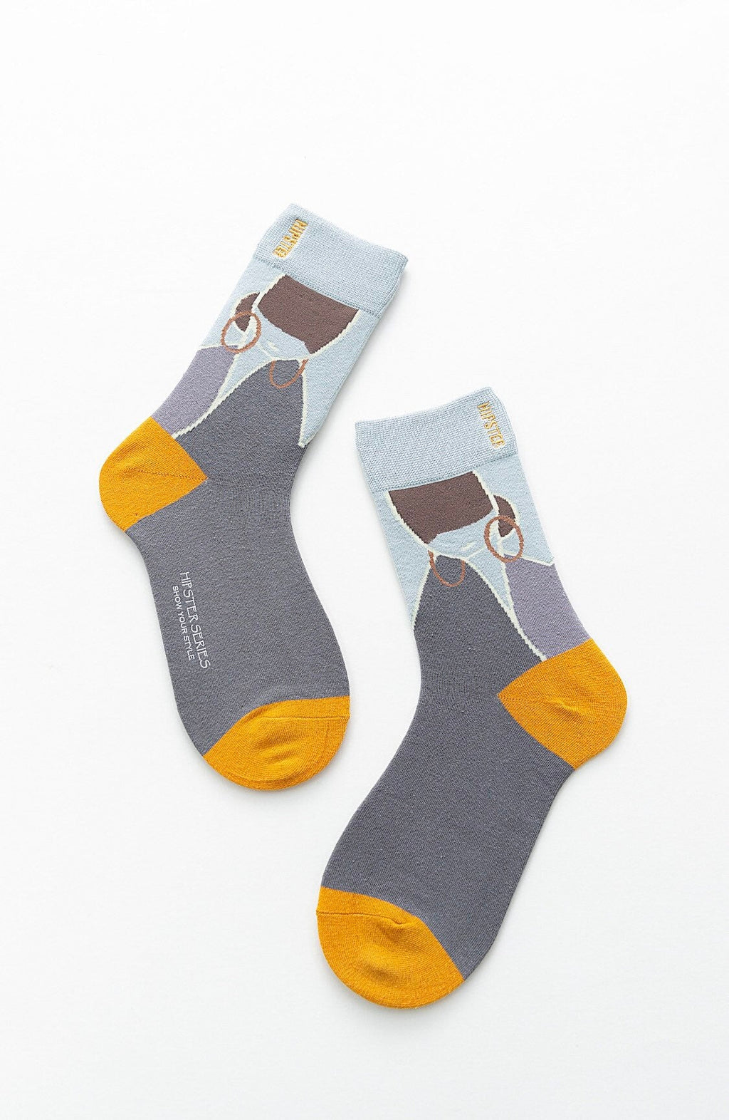 Miss June’s | Set 3 pair socks｜Creative | Colorful | Cool | Patterned | Designed | Unisex | Gift Idea | Art | Stylish | Comfort | Women