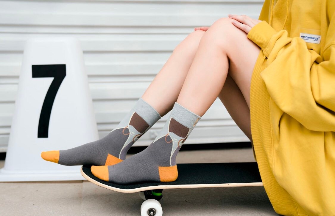 Miss June’s | Set 3 pair socks｜Creative | Colorful | Cool | Patterned | Designed | Unisex | Gift Idea | Art | Stylish | Comfort | Women