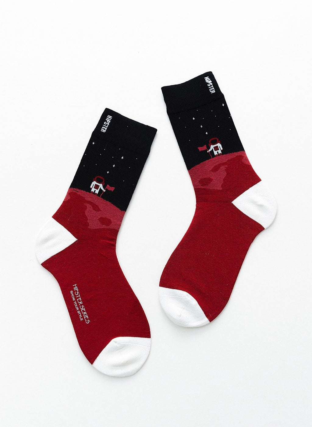 Miss June’s | Set 3 pairs cotton socks｜Creative | Colorful | Cool | Patterned | Designed | Unisex | Gift Idea | Art | Comfortable | Men