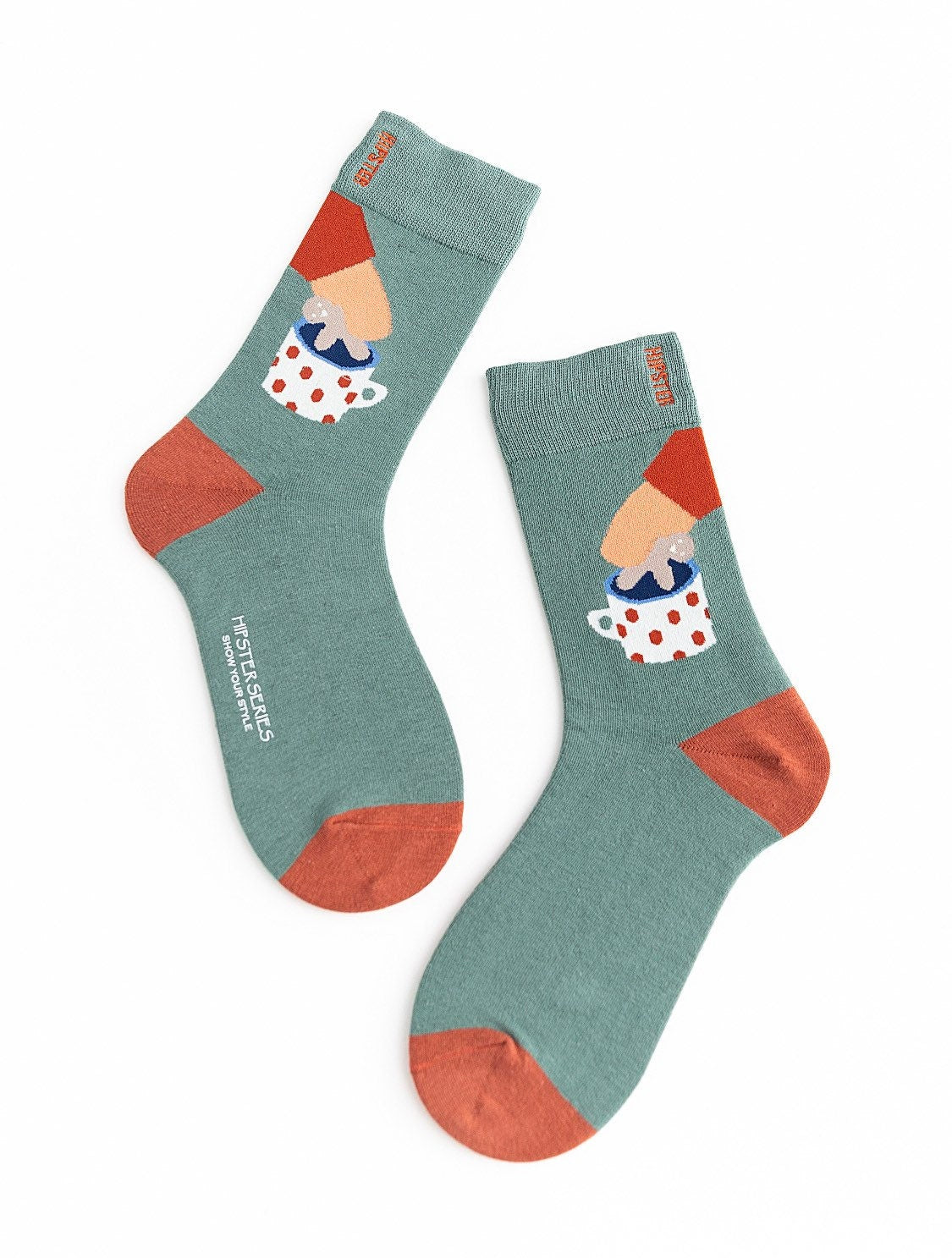 Miss June’s | Set 3 pairs cotton socks｜Creative | Colorful | Cool | Patterned | Designed | Unisex | Gift Idea | Art | Comfort | Women|