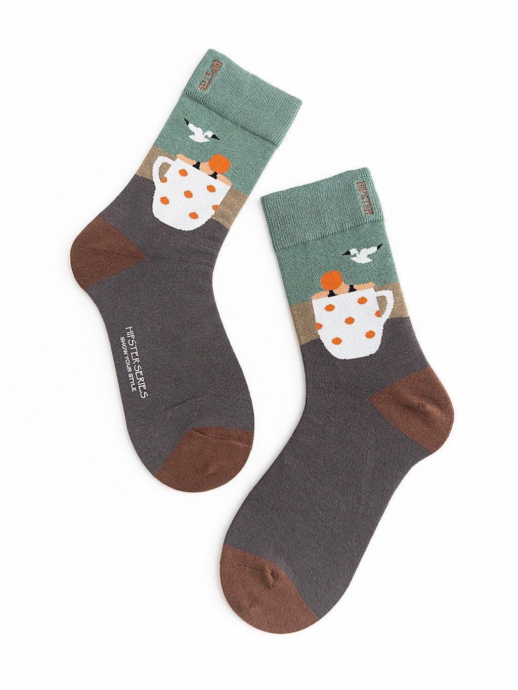 Miss June’s | Set 3 pairs cotton socks｜Creative | Colorful | Cool | Patterned | Designed | Unisex | Gift Idea | Art | Comfort | Women