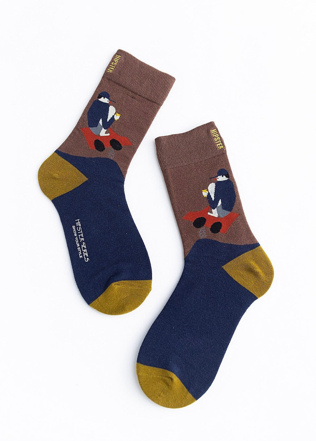 Miss June’s | Set 3 pairs cotton socks｜Creative | Colorful | Cool | Patterned | Designed | Unisex | Gift Idea | Art | Comfortable | Men