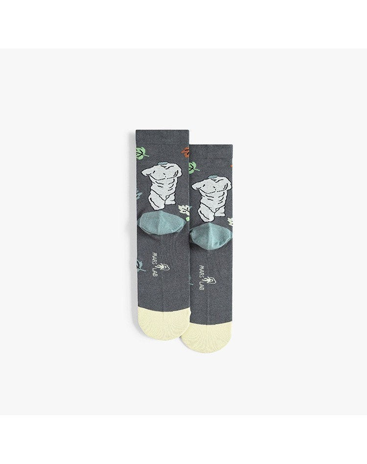 Miss June’s｜1 Pair designer cotton socks| Creative| Colorful | Cool | Patterned | Geometric socks| Unisex socks | Casual |Art socks