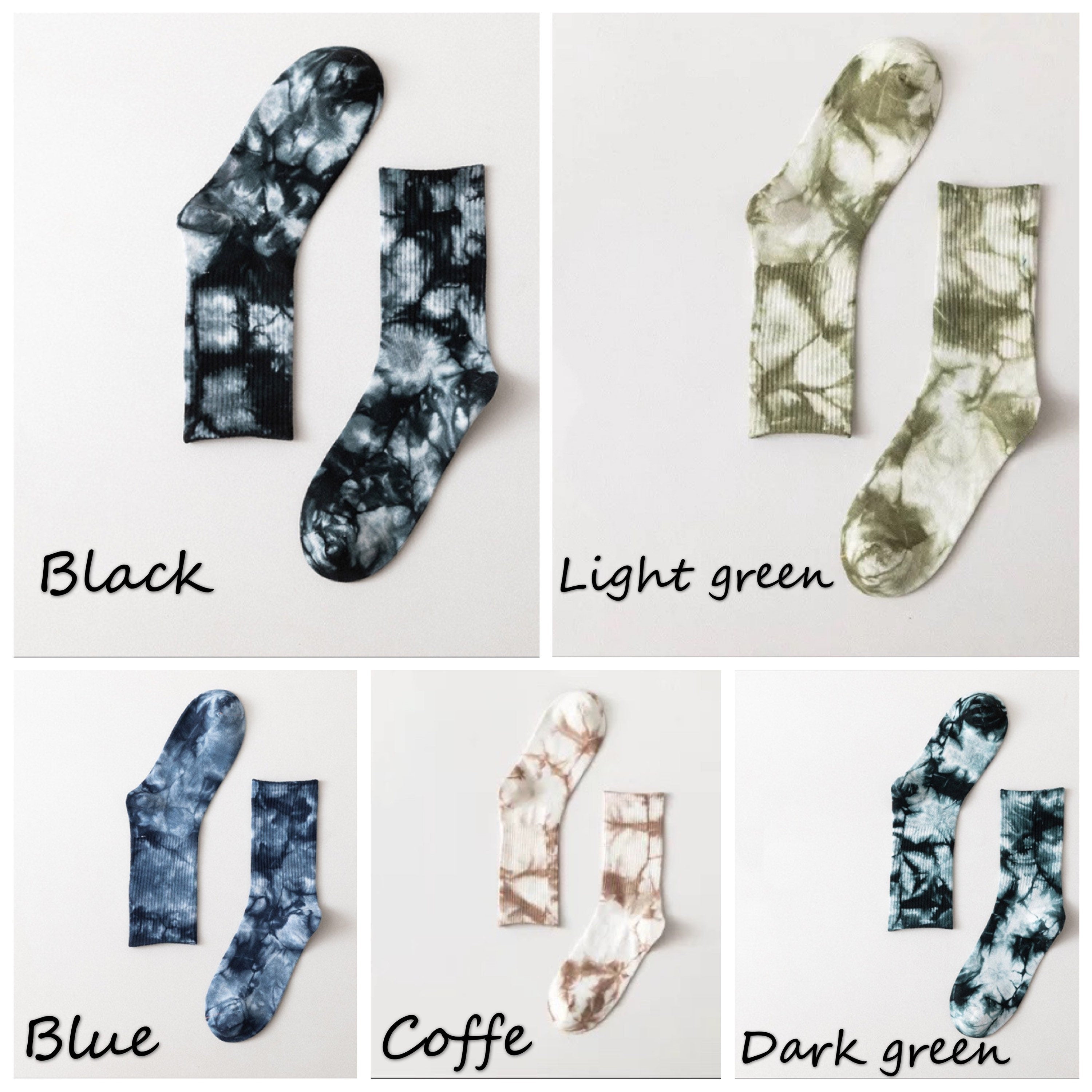 Miss June’s | Dye socks｜Creative | Colorful | Cool | Patterned | Designed | Unisex | Gift Idea | Casual | Stylish | Comfortable|Women| Men