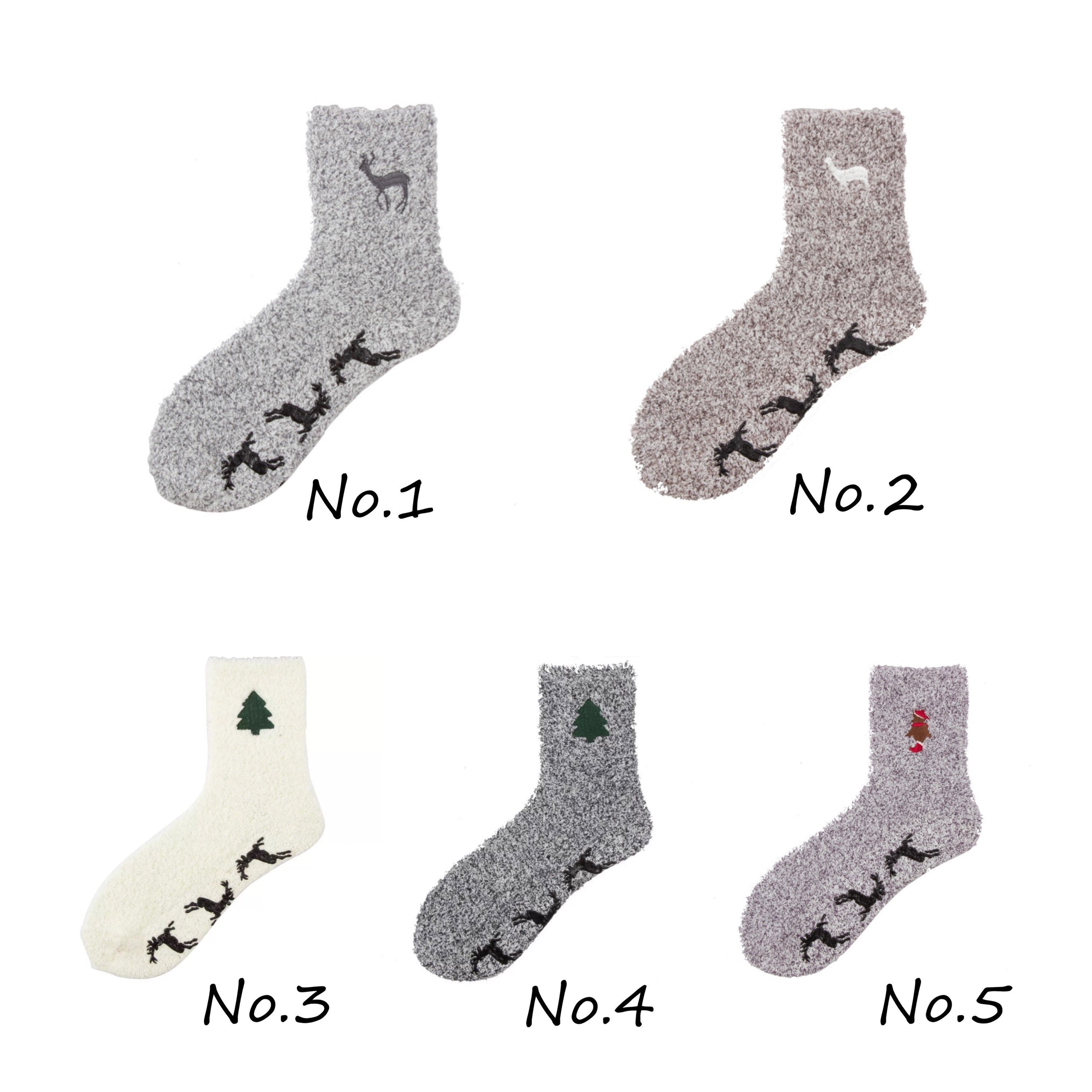 Miss June’s | Women’s | 1 pair | Floor socks | Christmas | Cute | Fuzzy | Home wear | Warm | Soft | Gift Idea | Cozy | Comfort| Winter|Cozy