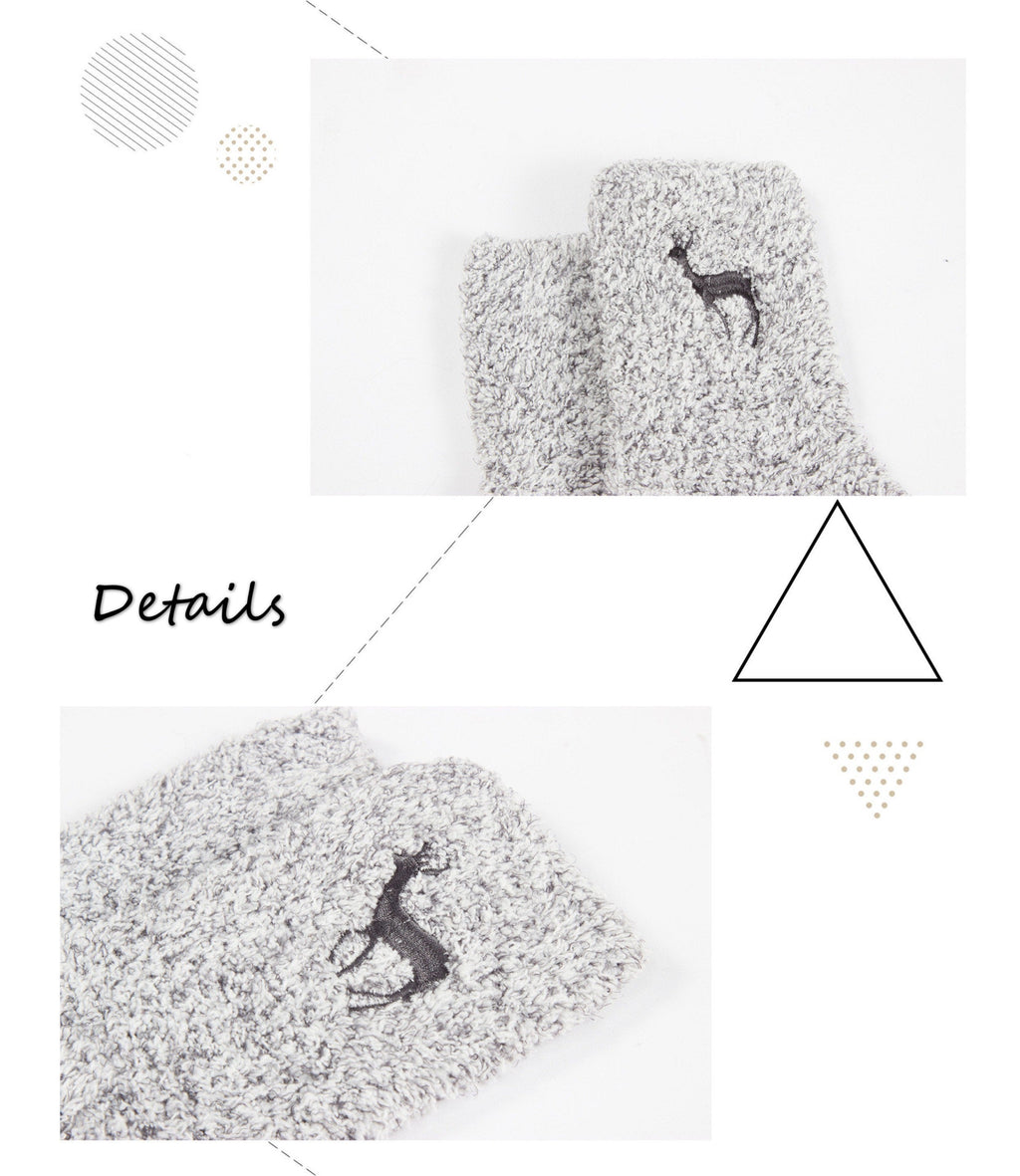 Miss June’s | Women’s | 1 pair | Floor socks | Christmas | Cute | Fuzzy | Home wear | Warm | Soft | Gift Idea | Cozy | Comfort| Winter|Cozy