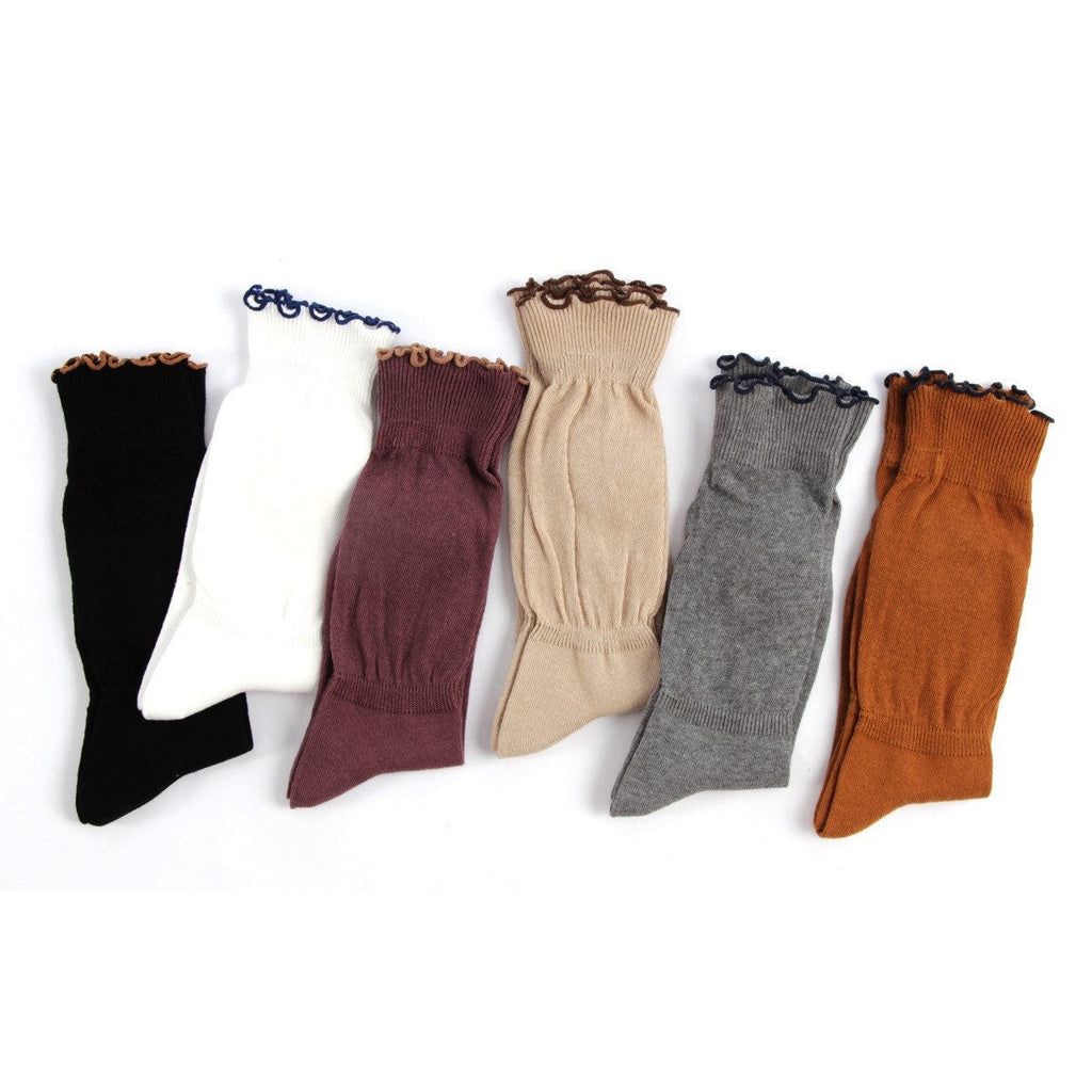 Miss June’s | Women’s | 1 Pair of knit cotton socks｜Creative | Elegant | Cute | Lady | Designed | Gift Idea | Casual | Stylish | Comfortable