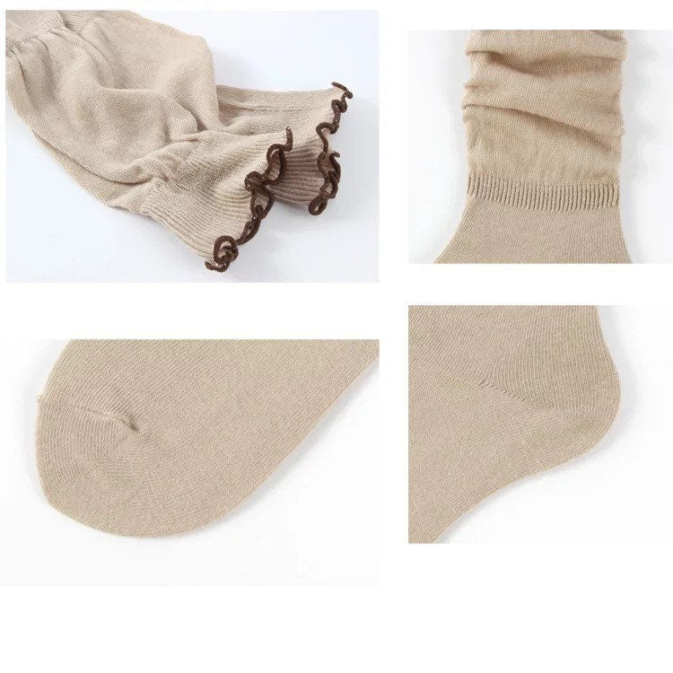 Miss June’s | Women’s | 1 Pair of knit cotton socks｜Creative | Elegant | Cute | Lady | Designed | Gift Idea | Casual | Stylish | Comfortable