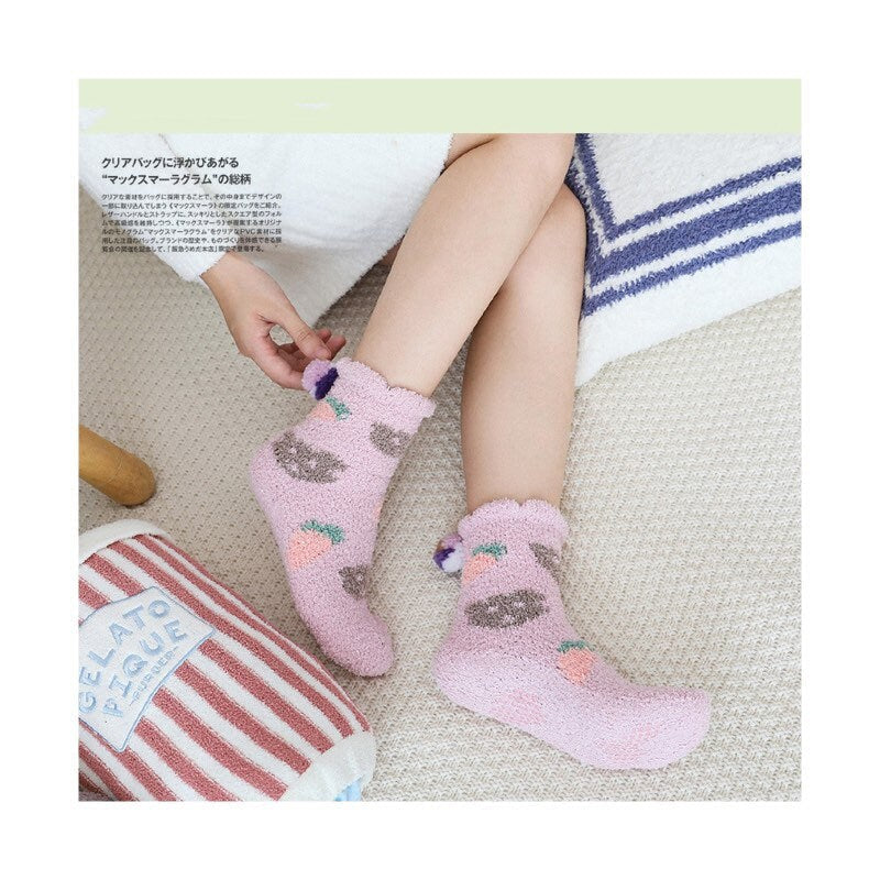 Miss June’s | Women’s | 1 pair | Floor socks | Cute | Fuzzy | Home wear | Warm | Soft | Gift Idea | Casual | Cozy | Comfort | Winter|Cozy