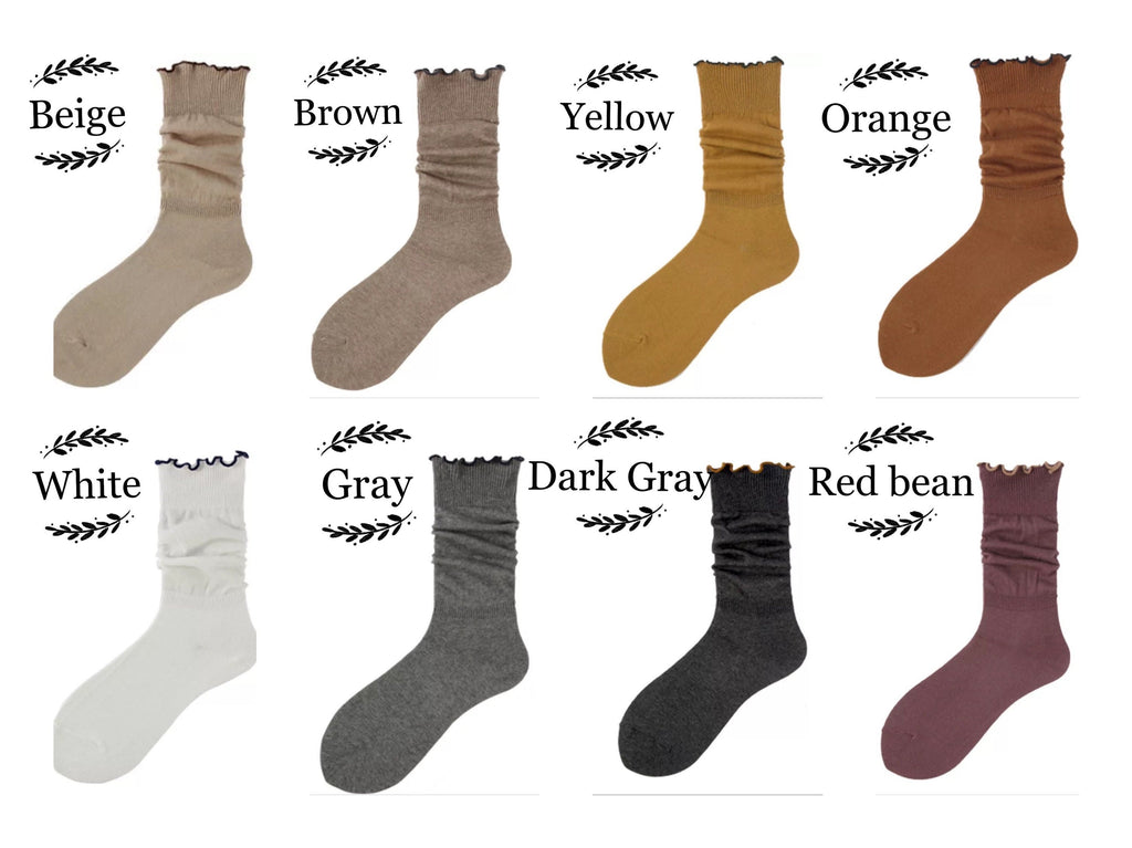 Miss June’s | Women’s | 1 Pair of knit cotton socks｜Creative | Elegant | Cute | Lady | Designed | Gift Idea | Casual | Stylish | Comfortable