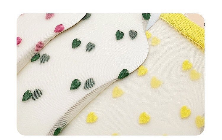 Miss June’s | Women’s Glass Silk-like Transparent socks | Cute | Colorful | Summer | Designed | Gift Idea | Casual | Comfortable |