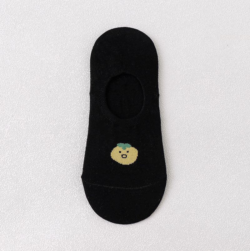 Miss June’s | Women’s 1 pair cotton ankle socks｜fruits | Soft | Daily | Cute  | Designed | Invisible | Gift Idea | Casual | Comfortable |