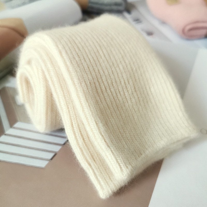 Miss June’s| 1 Pair  Cashmere Wool blended socks|Size5–7 | winter| Warm | Soft | High quality| Gift idea | Thanksgiving |women’s socks| Cozy