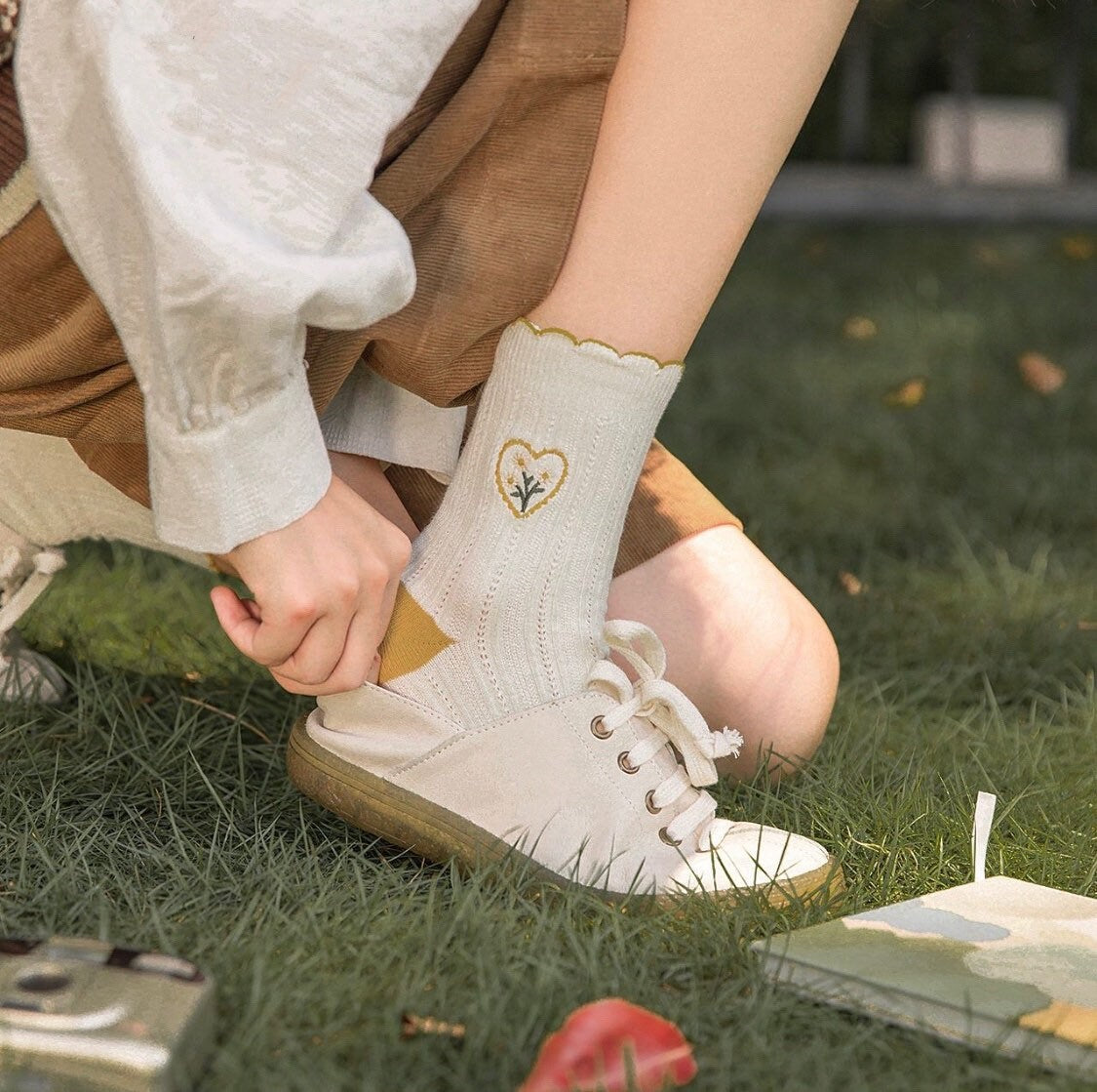 Miss June’s | Set of 3 pairs cotton socks | Cute | Pink | daily | Patterned | Designed | Women | Gift Idea | Casual | Stylish | Comfortable