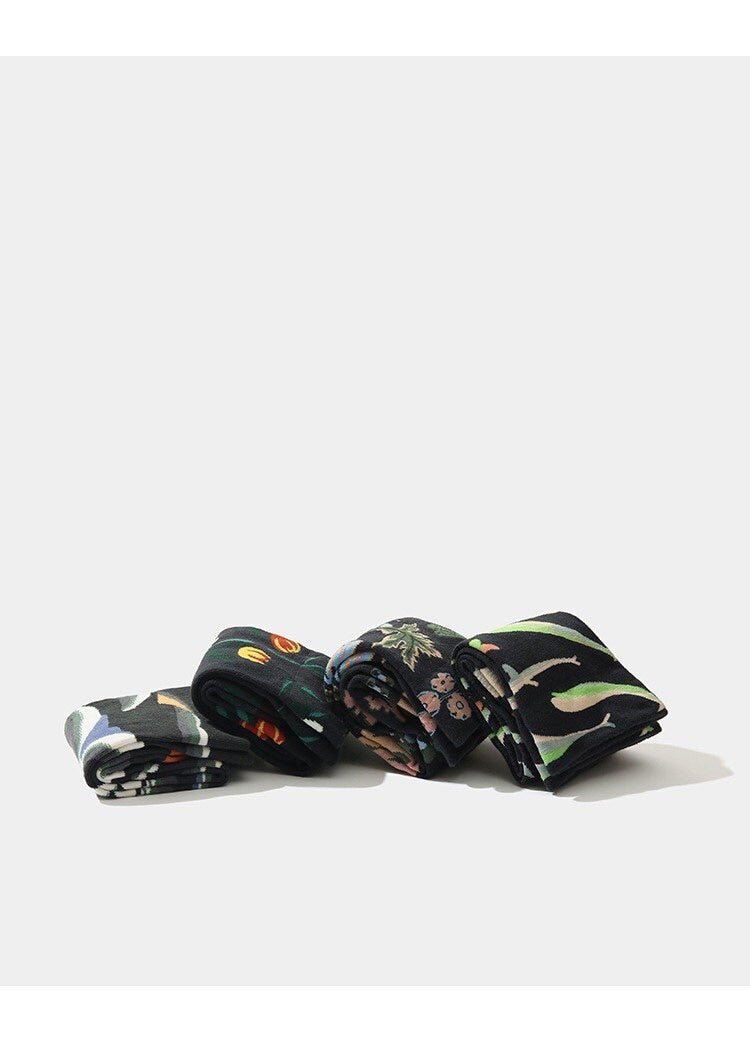 Miss June’s| 1 pair | women’s cotton socks | | Cool | Creative | Cute | Colorful | Patterned| Art socks | Abstract | Gift Idea |Casual|