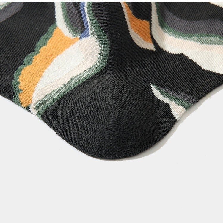 Miss June’s| 1 pair | women’s cotton socks | | Cool | Creative | Cute | Colorful | Patterned| Art socks | Abstract | Gift Idea |Casual|