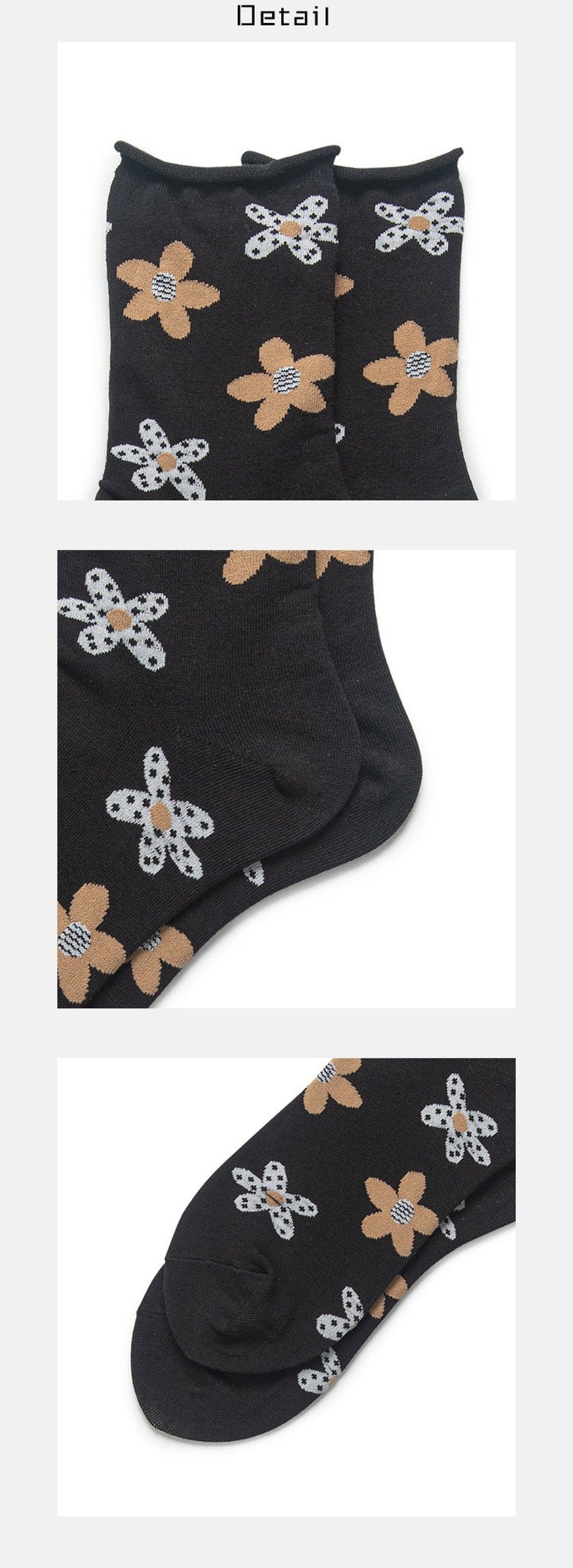 Miss June’s｜1 Pair designer cotton socks| Creative| Colorful | Cool | Patterned | Geometric socks| Unisex socks | Casual |