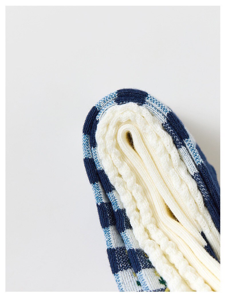 Miss June’s | Set of 3 pairs cotton socks | Cute | Pink | daily | Patterned | Designed | Women | Gift Idea | Casual | Stylish | Comfortable