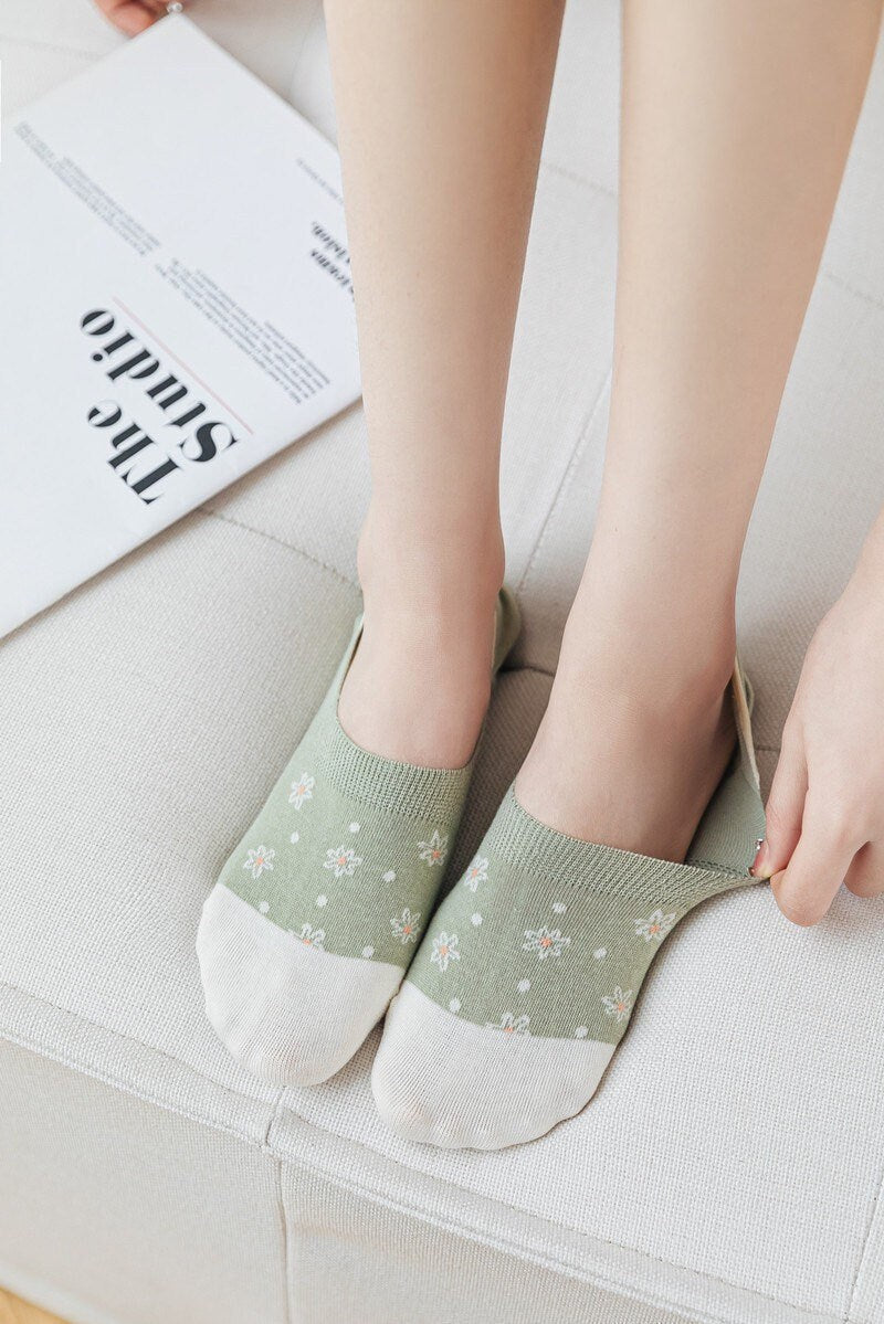 Miss June’s | Women’s | 1 pair cotton invincible socks｜Daily | Soft |  | Solid color | Gift Idea | Casual | Comfortable | summer | Light