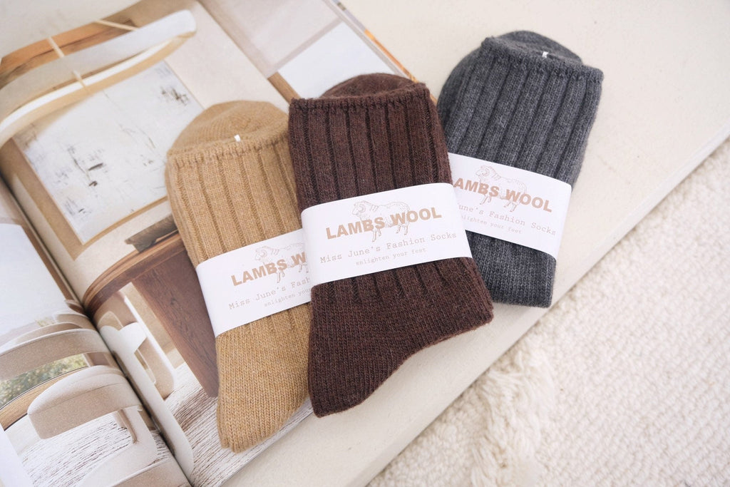 Miss June’s| 1 Pair Wool blended socks|winter| Warm | Soft | High quality| Gift idea | Thanksgiving |women’s socks|Cozy
