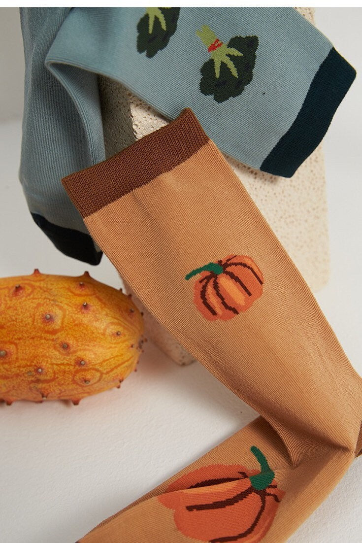 Miss June’s, Halloween,Pumpkin Socks, Cool socks, colorful socks, striped socks,patterned socks, design socks,Unisex socks,Gift idea