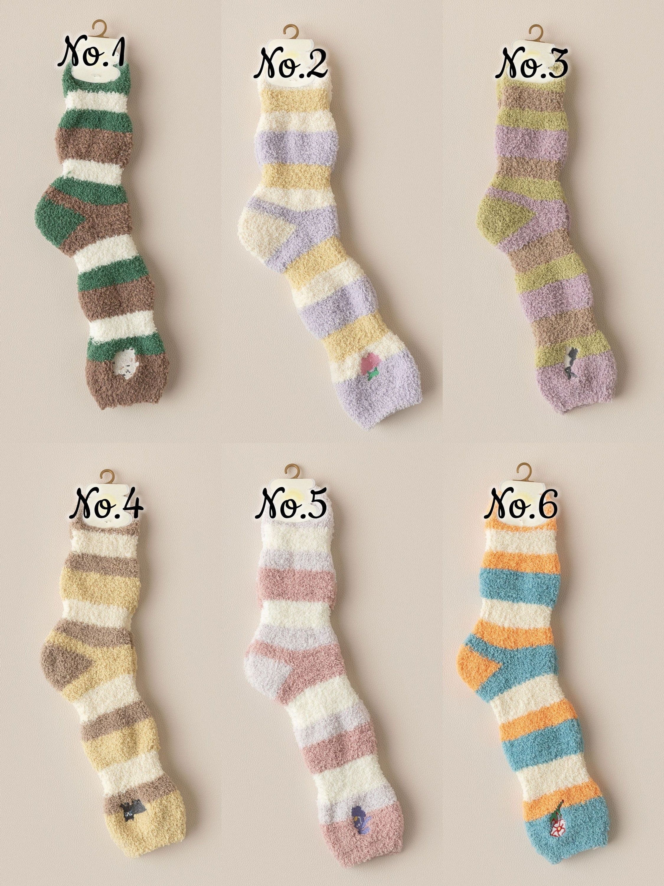 Miss June’s | Women’s | 1 pair | Sleep socks | Cute | Fuzzy | Home wear | Warm | Soft | Gift Idea | Casual | Cozy| Animals| Comfort | Winter